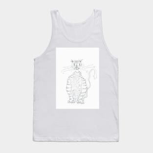 Frazzle cat Tank Top